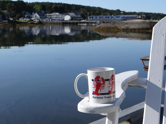 harbour towne inn dock and coffee mug