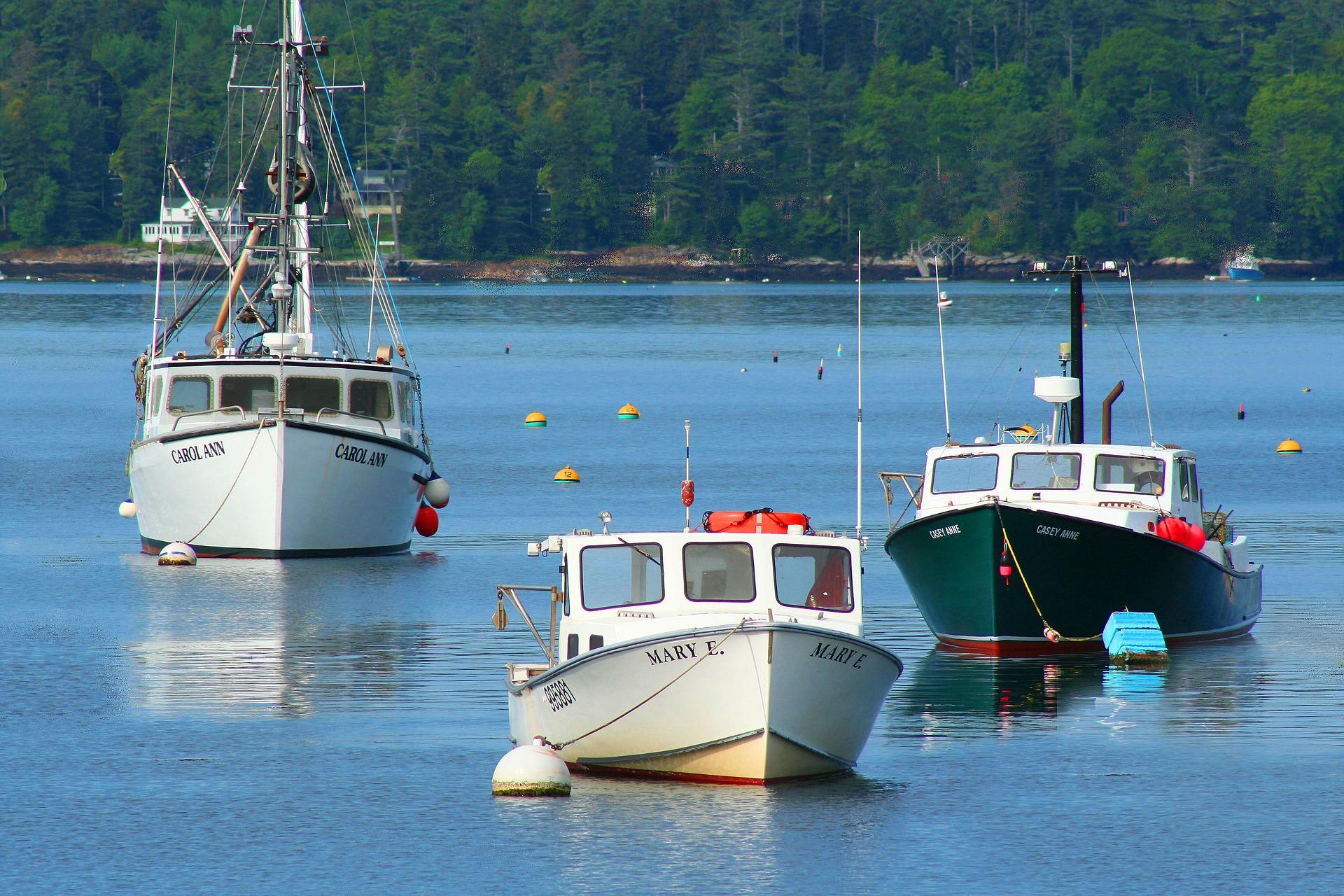 Boating In Boothbay Harbor Maine